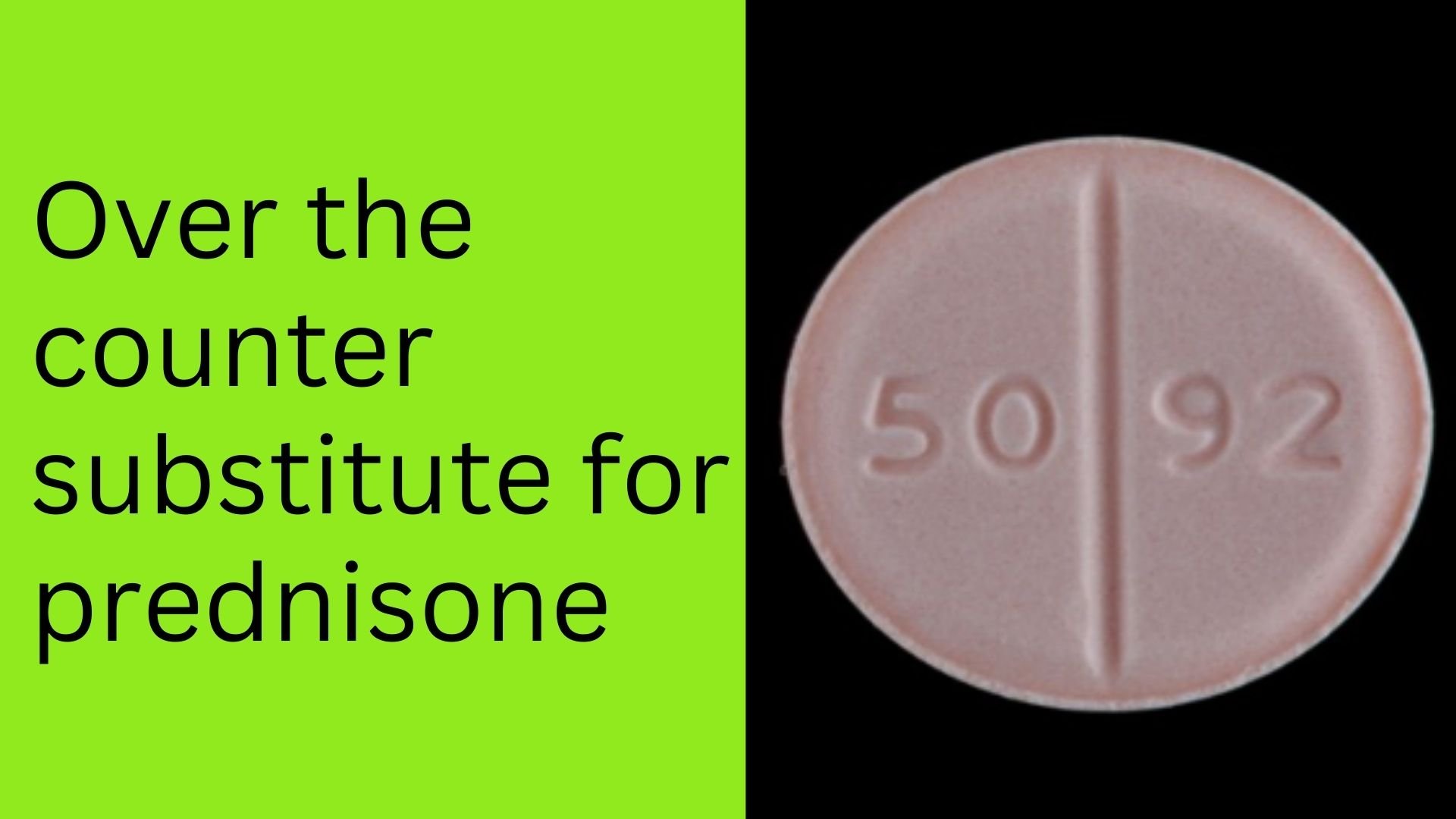 Over the counter substitute for prednisone