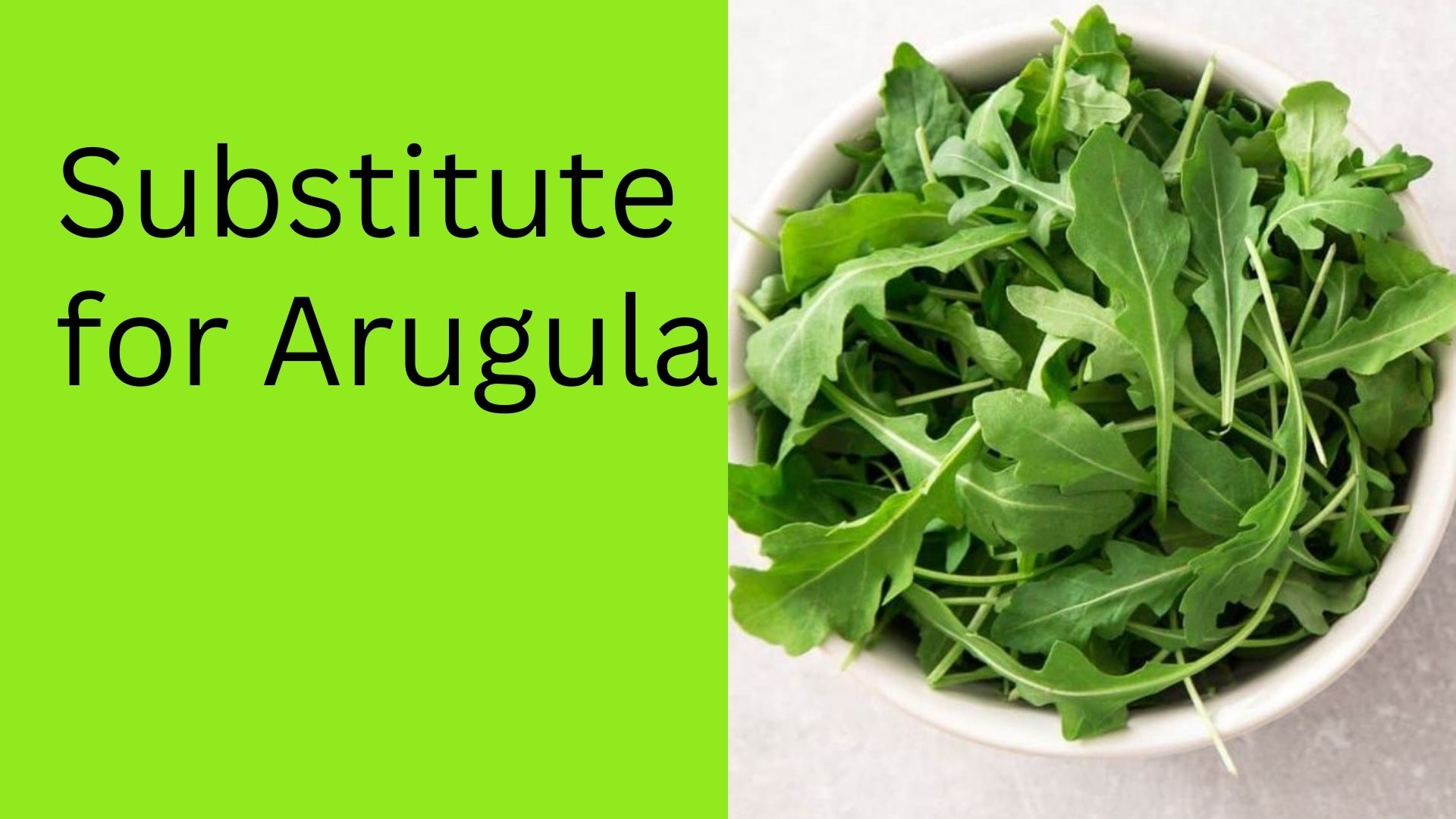 Substitute for Arugula