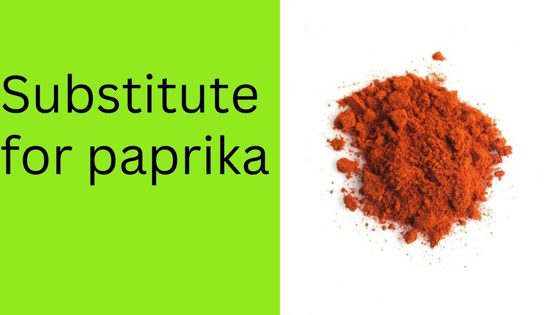Substitute for paprika