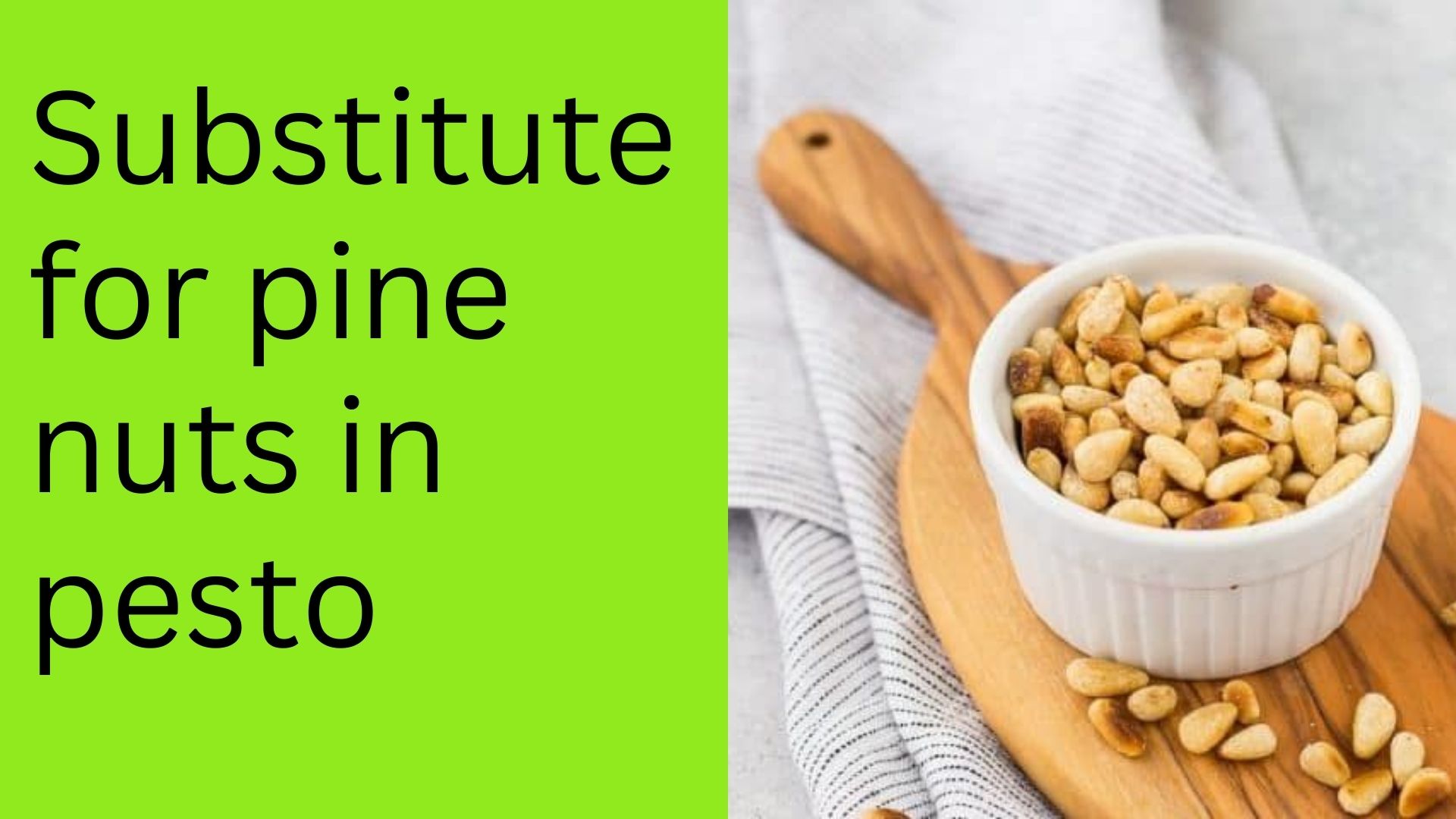 Substitute for Pine Nuts