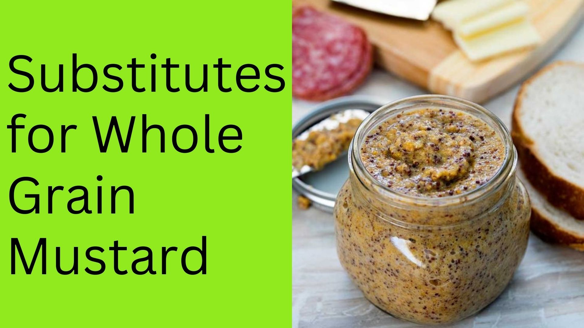 Substitutes for Whole Grain Mustard